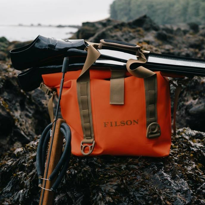 Dry Roll-Top Tote Bag Flame