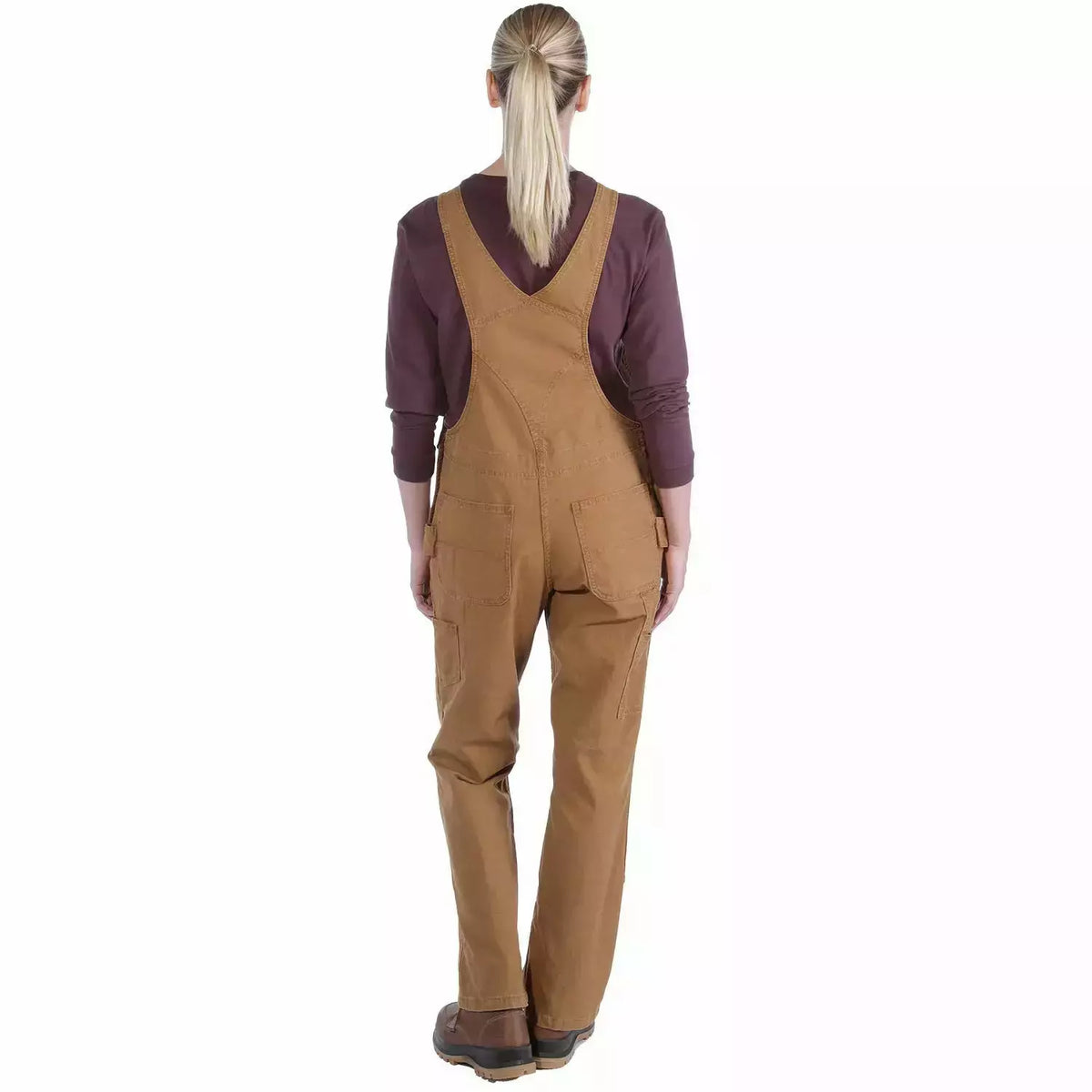 Crawford Bib Overall Lady Carhartt Brown