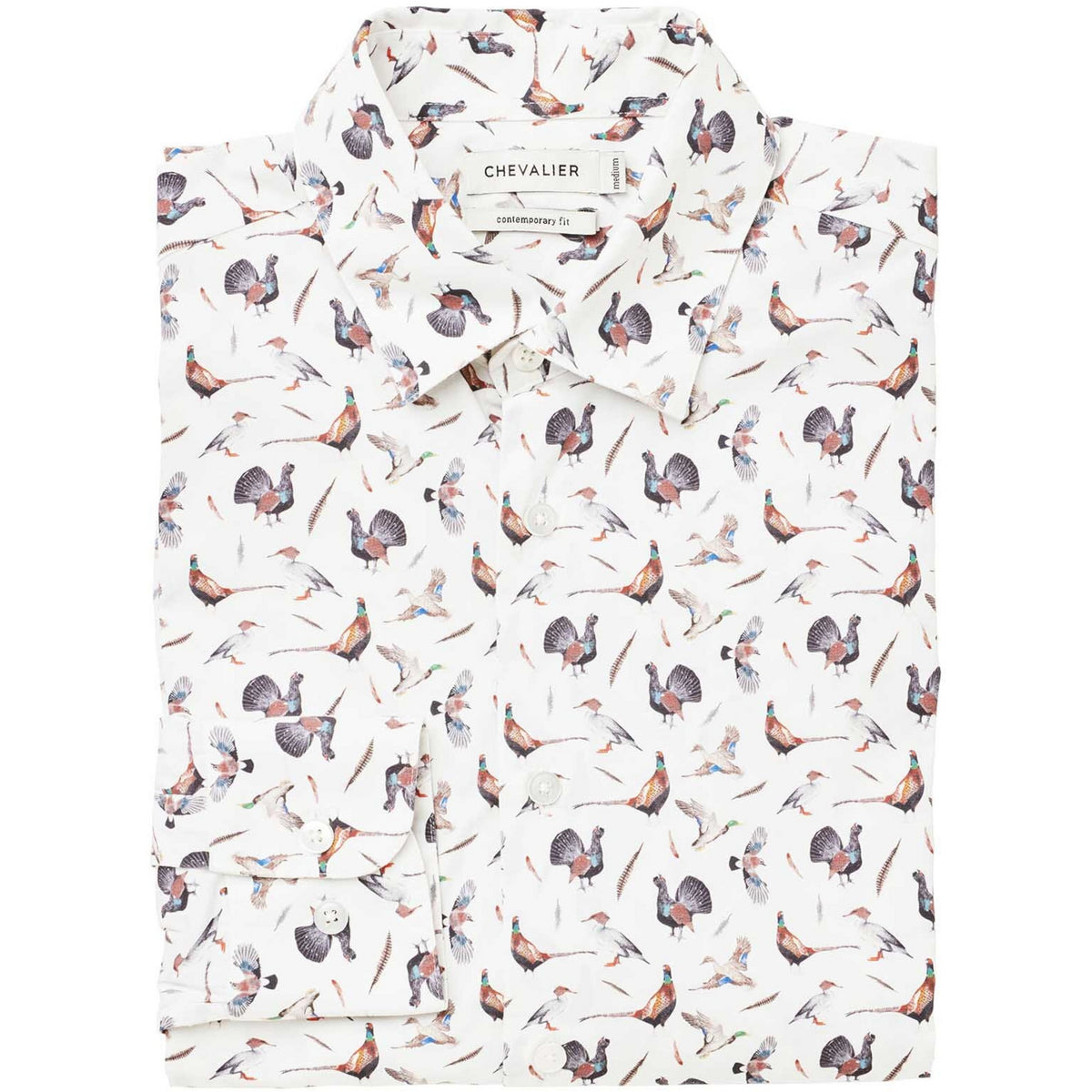 Danson Contemporary Fit Shirt Men Birds