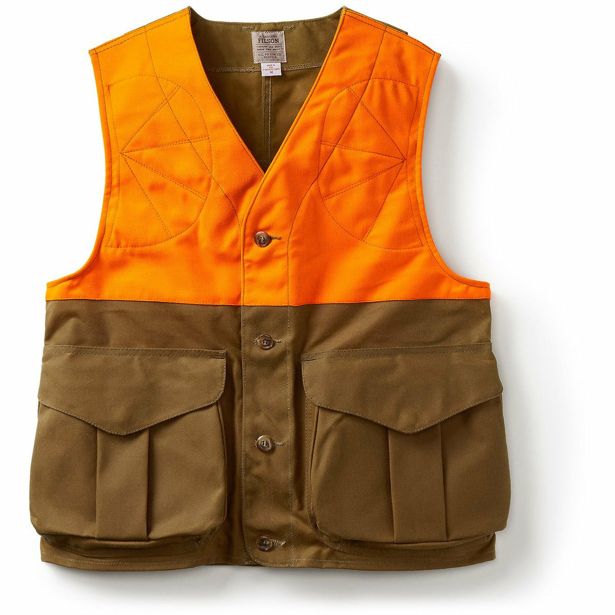 Upland Hunting Vest Tan/Blaze