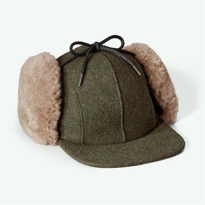Double Mackinaw Cap Forest Green