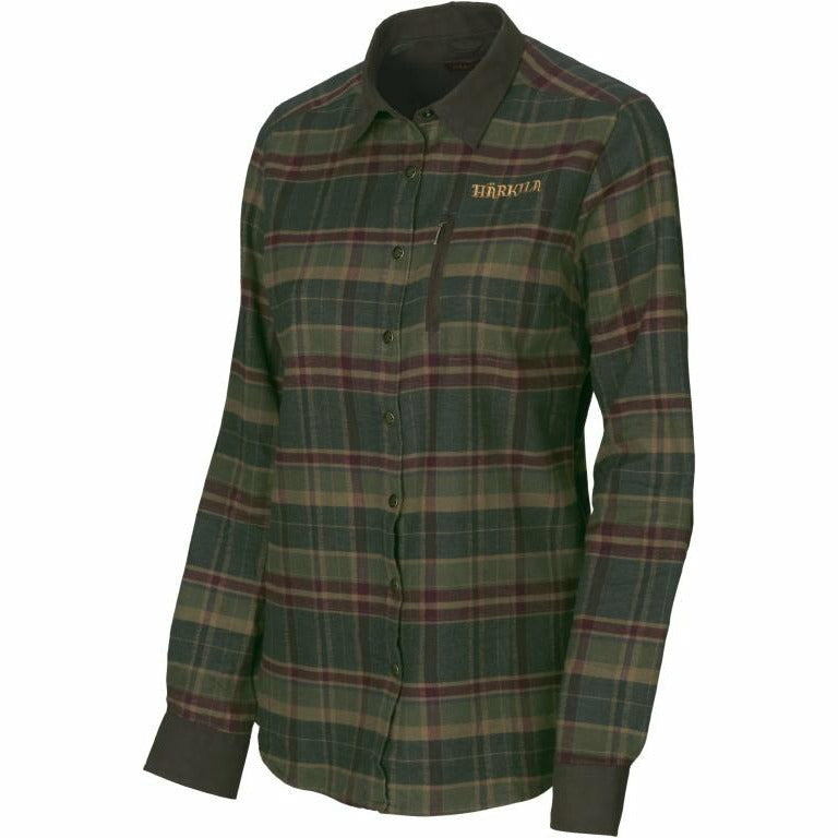 Pajala Lady Skjorta Rosin Green Check