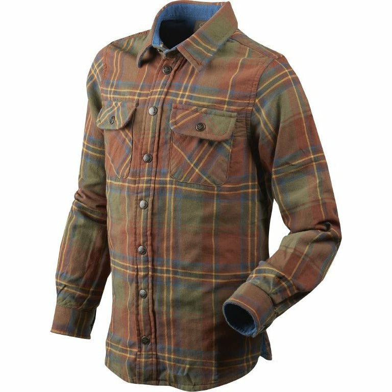Nolan Kids Shirt Sequoia Rust Check
