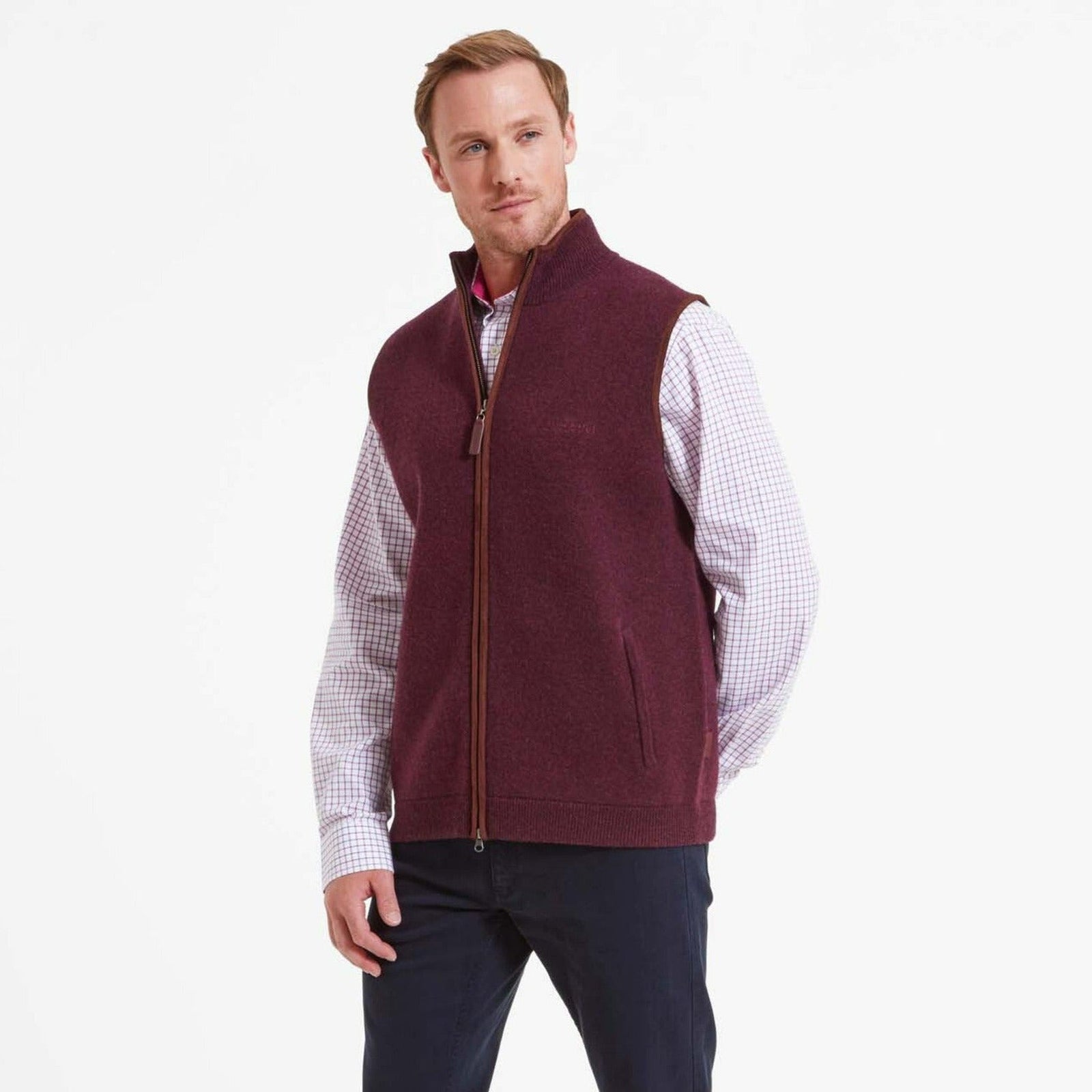 Orkney Merino Gillet Damson