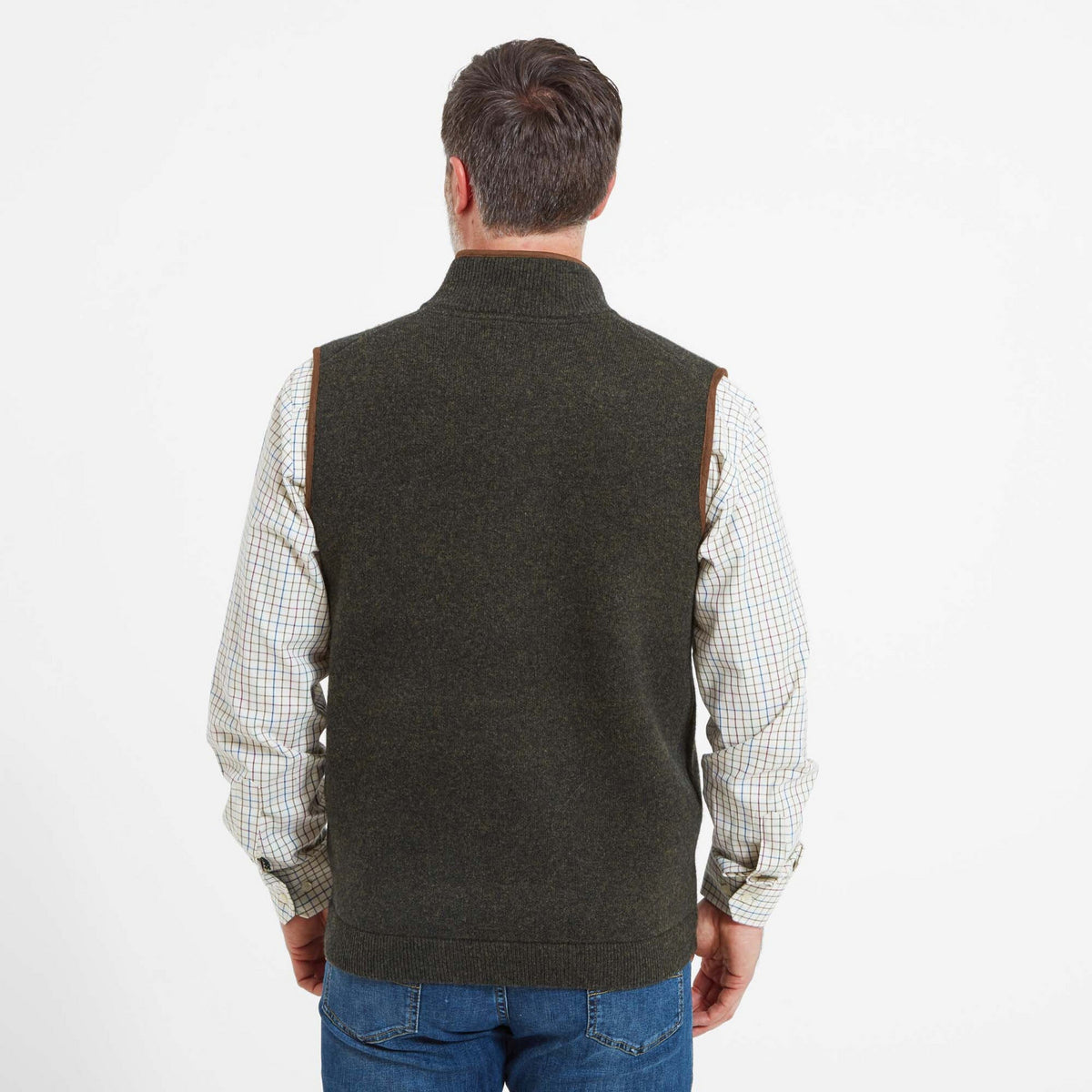 Orkney Merino Gillet Loden Green
