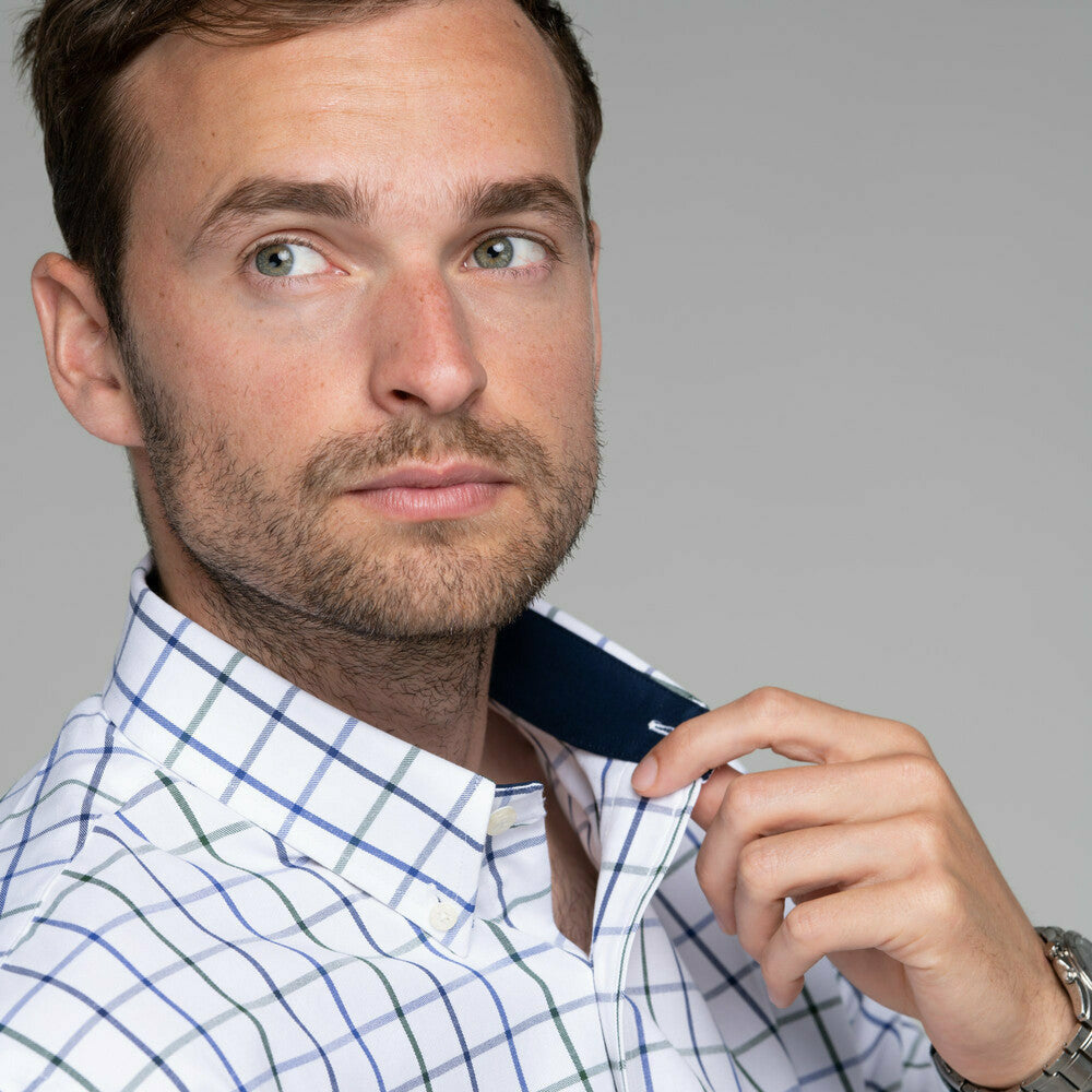 Brancaster Shirt Racing Green Navy