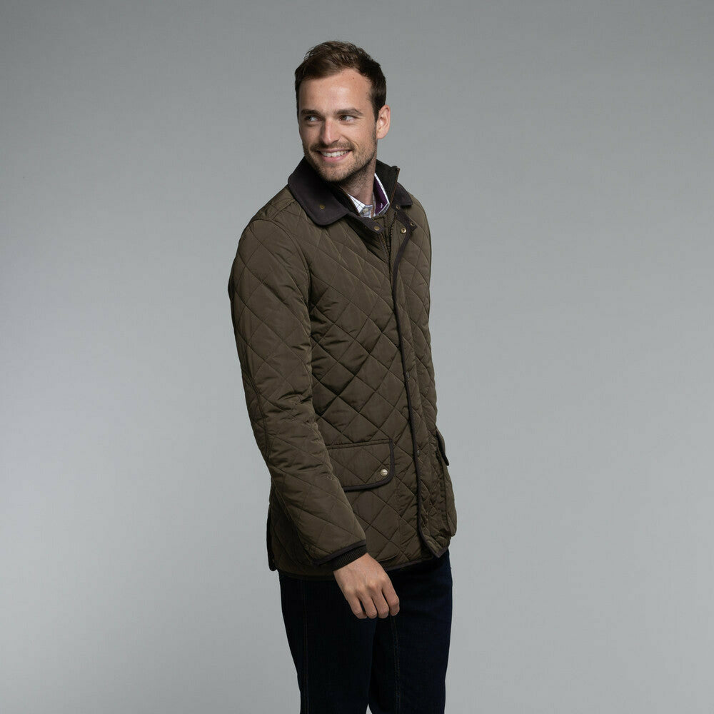 Barrowden Quilt Jacket Olive