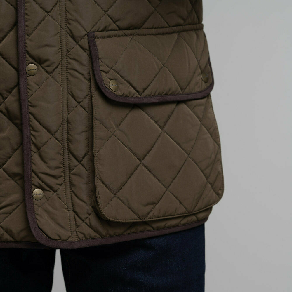 Barrowden Quilt Jacket Olive