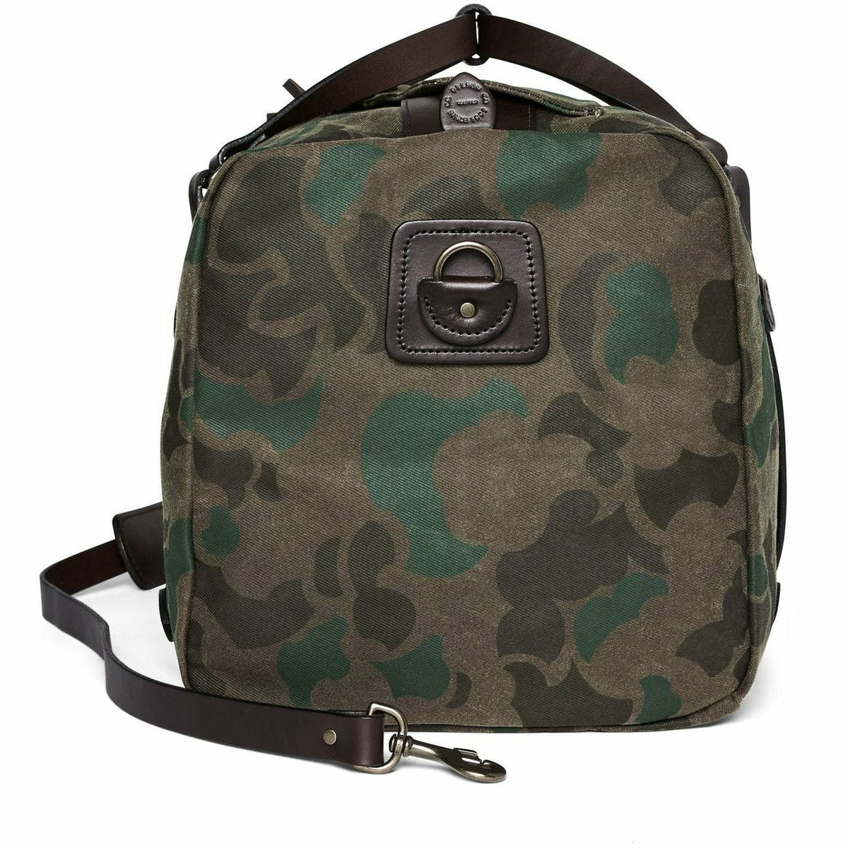 Waxed Rugged Twill Duffle Bag Camo