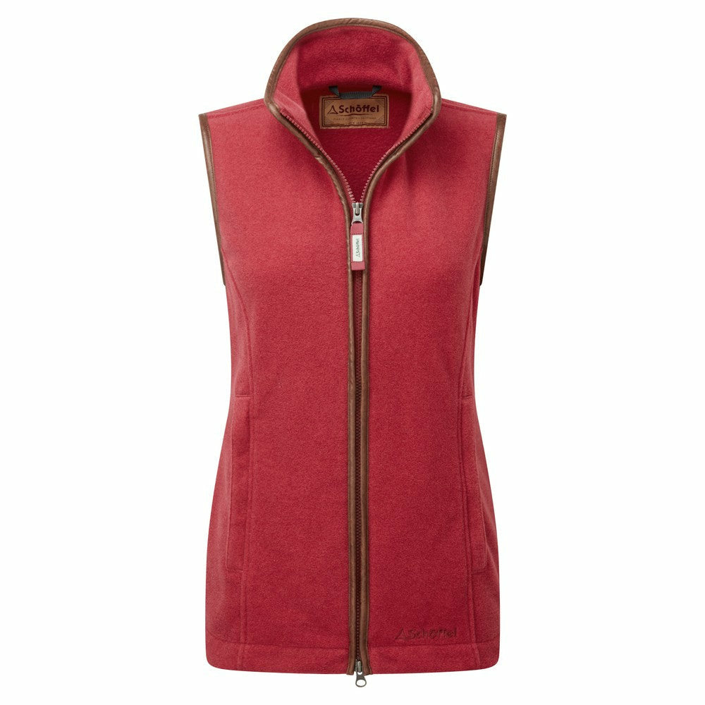Lyndon II Fleece Gillet W Pomegranate