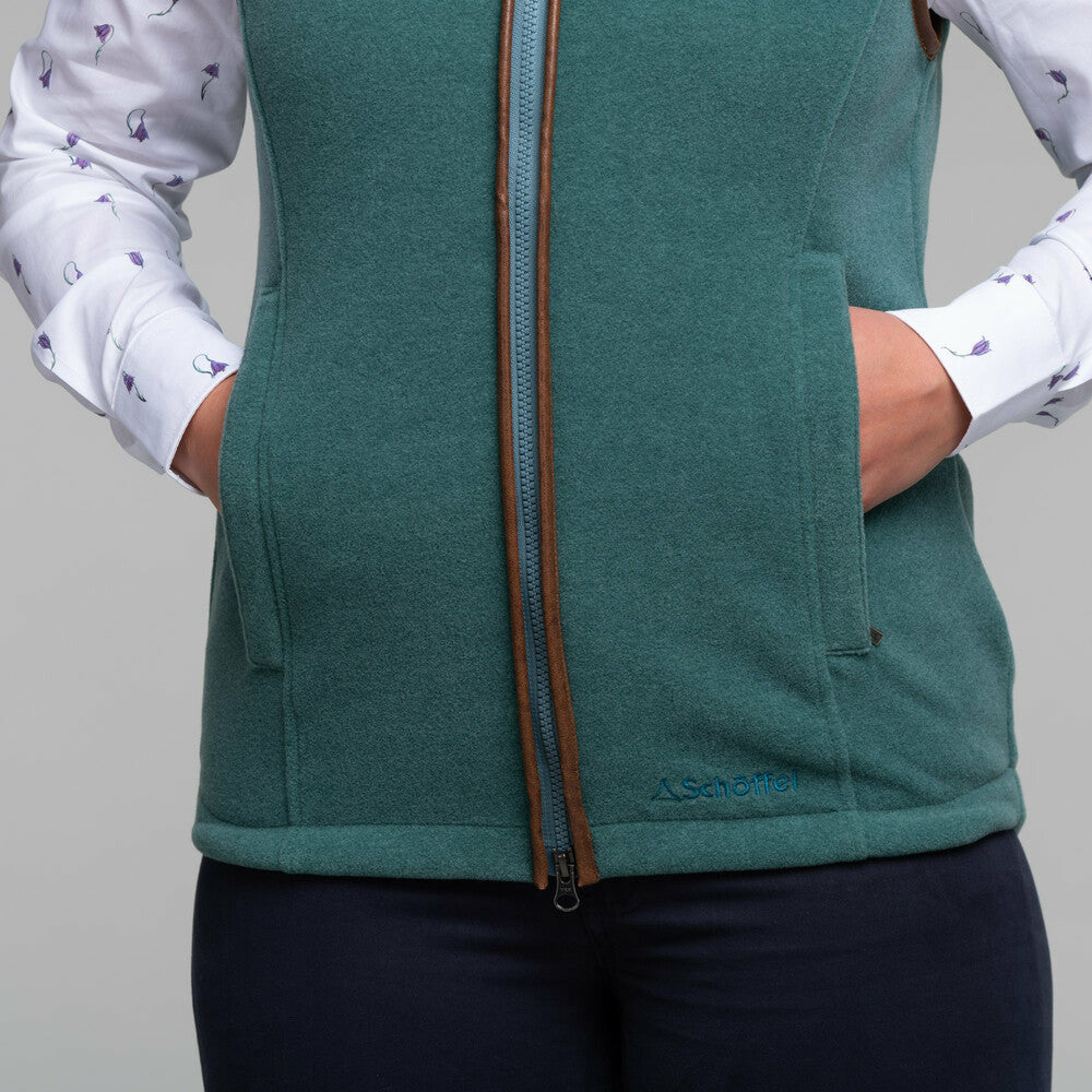 Lyndon II Fleece Gillet W Duck Egg