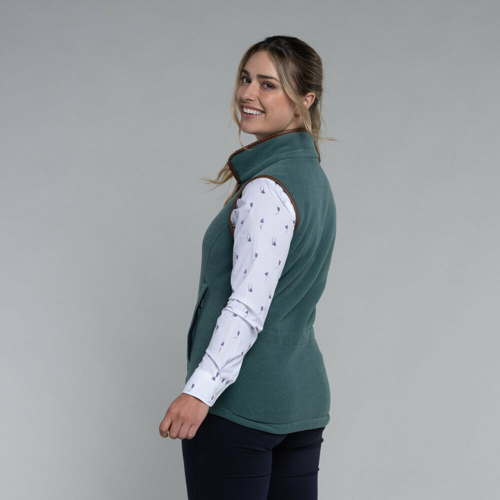 Lyndon II Fleece Gillet W Duck Egg