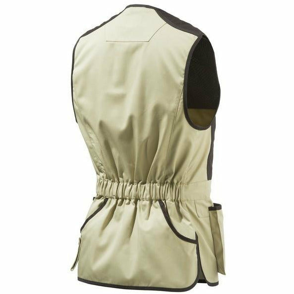 Trap Cotton Vest Beige Brun