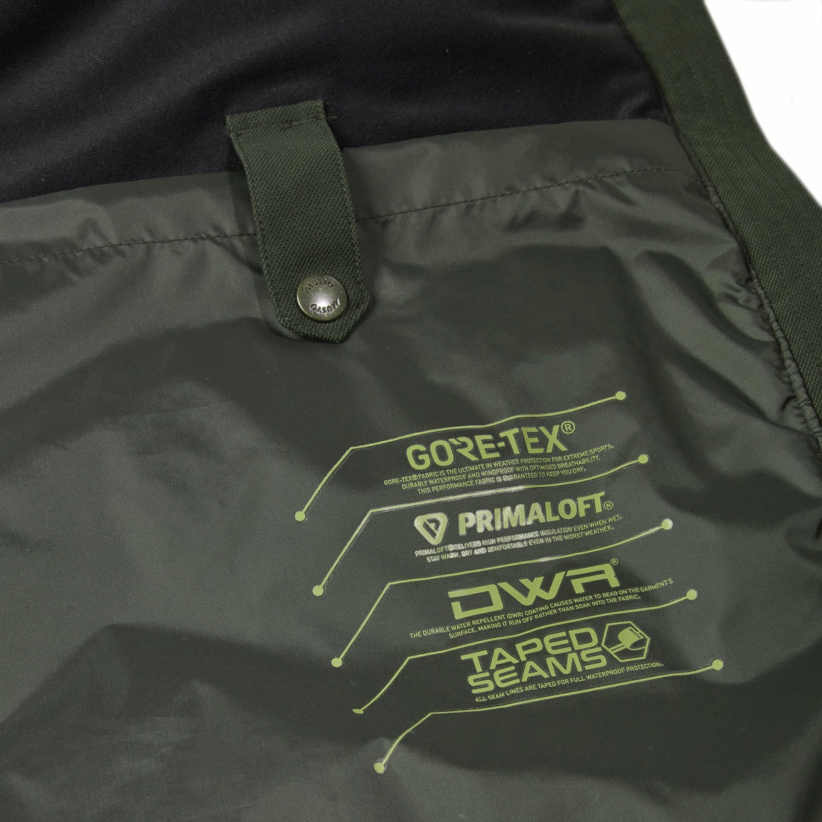 Whisper Highland GTX Jacket Women Dark Moss - STORLEK 42