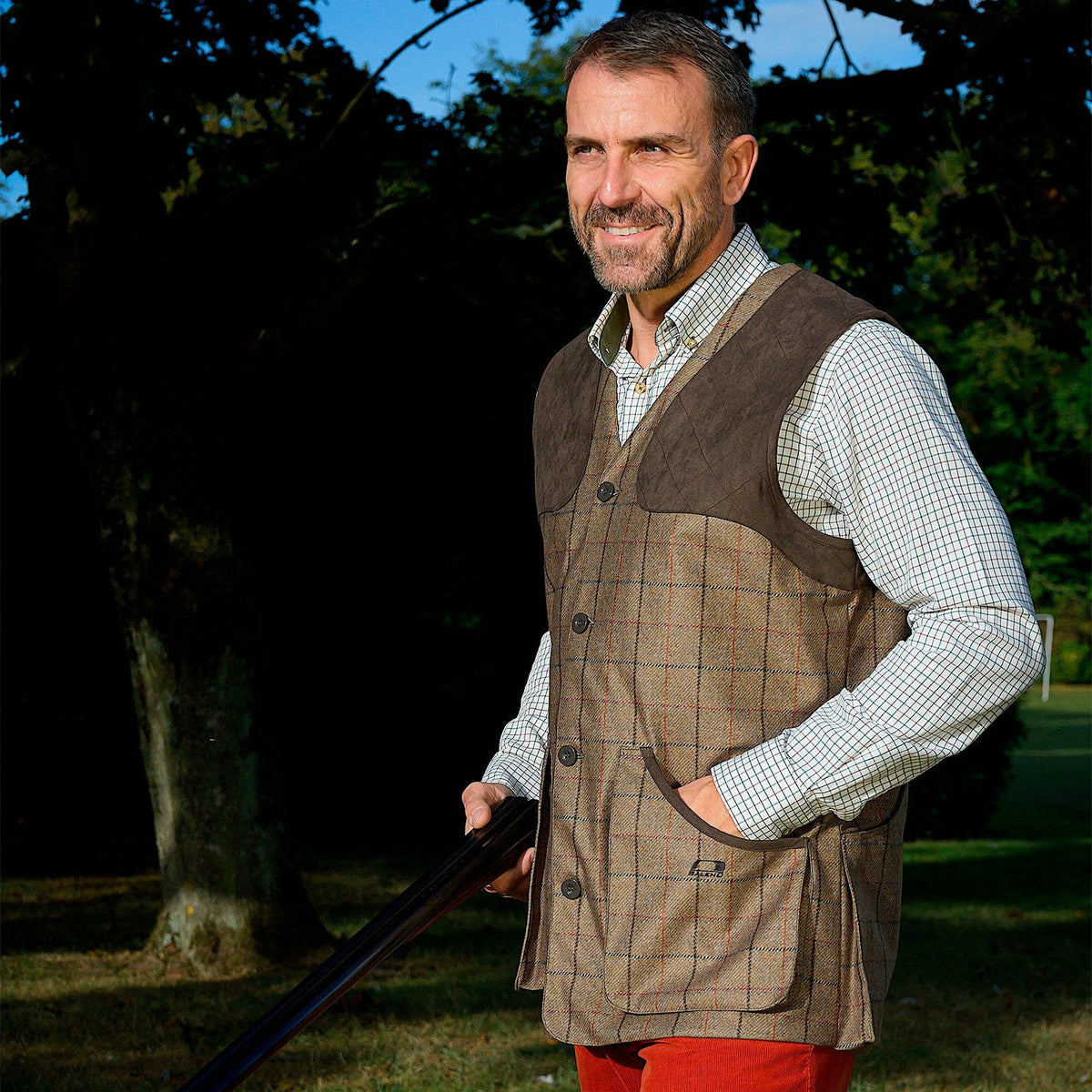 Milton Skytteväst Tweed