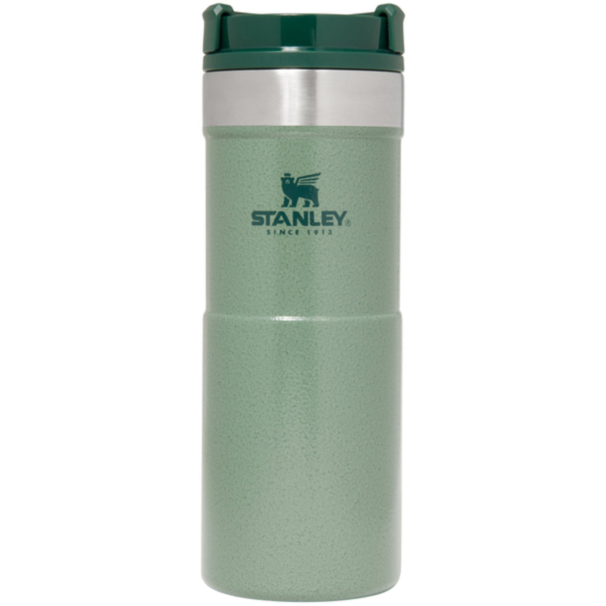 Never Leak TravelMug Hammertone Green