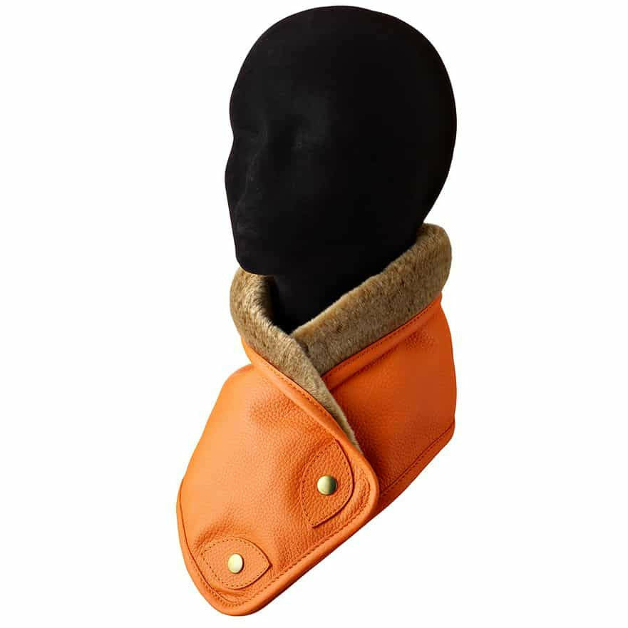 Pälskrage Orange Sauvage