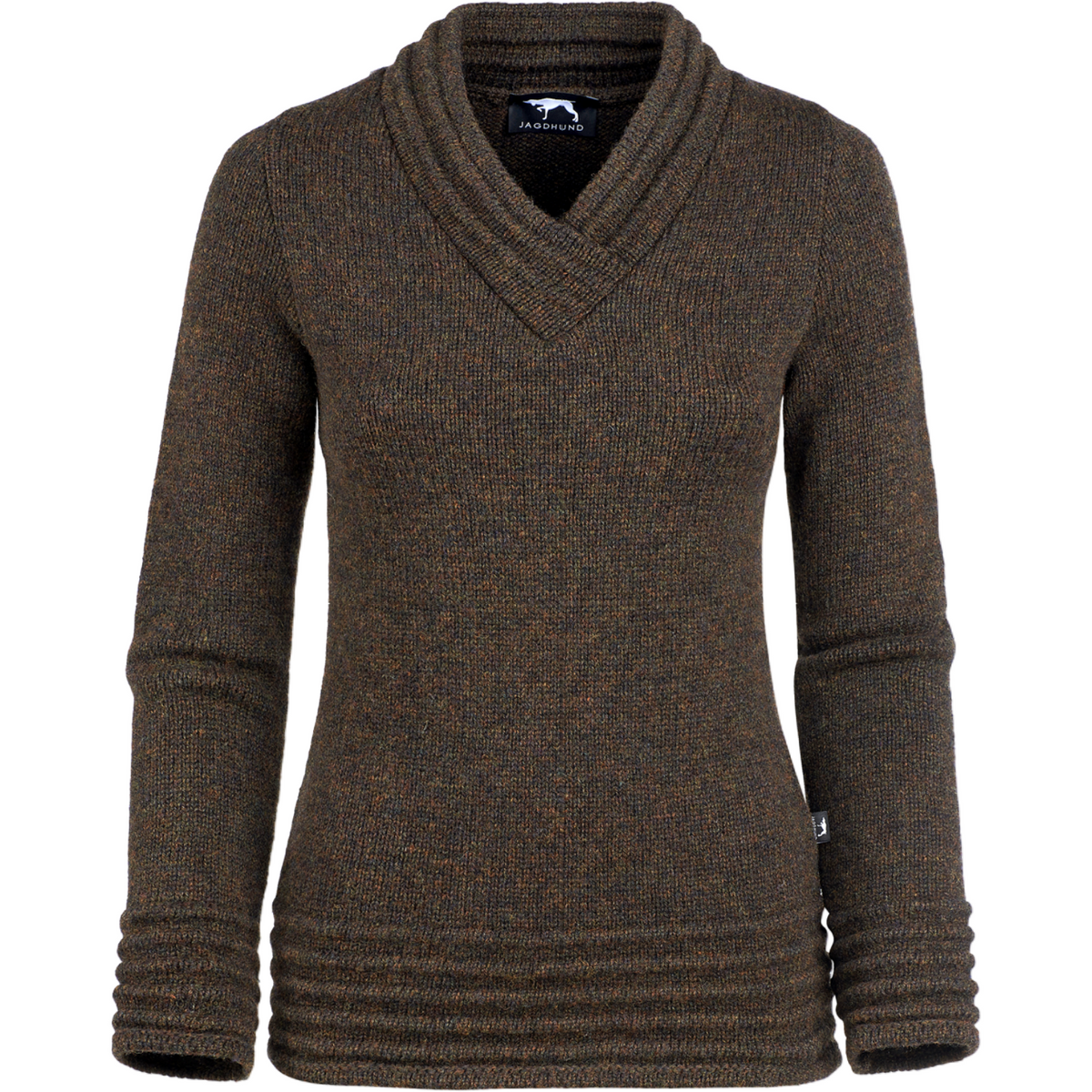 Amras Brun Lamullströja - STORLEK 36