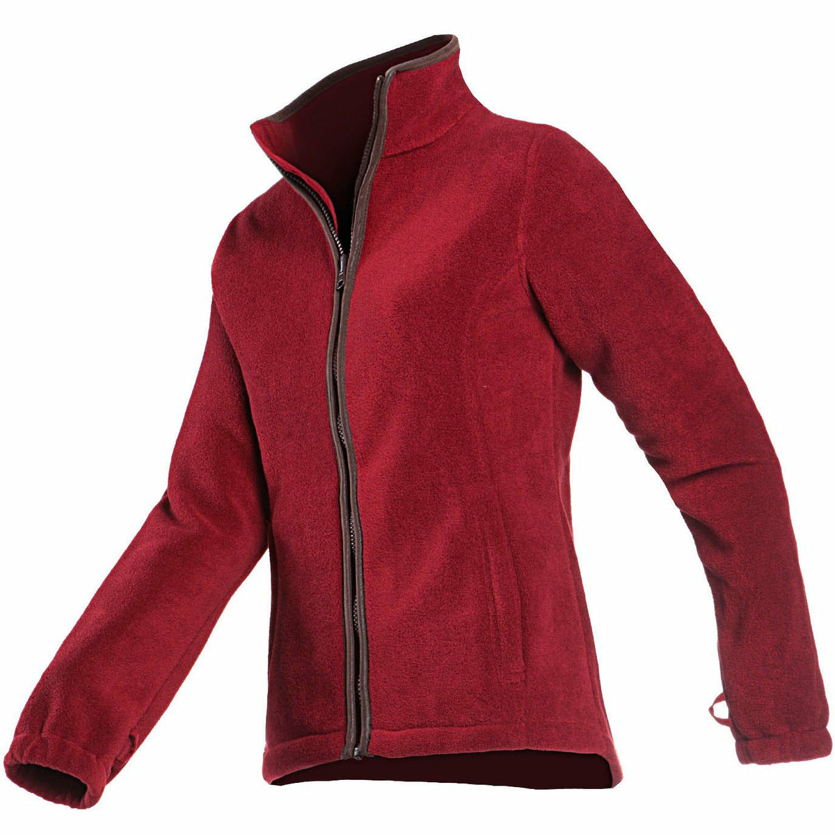 Sarah Fleecejacka Burgundy