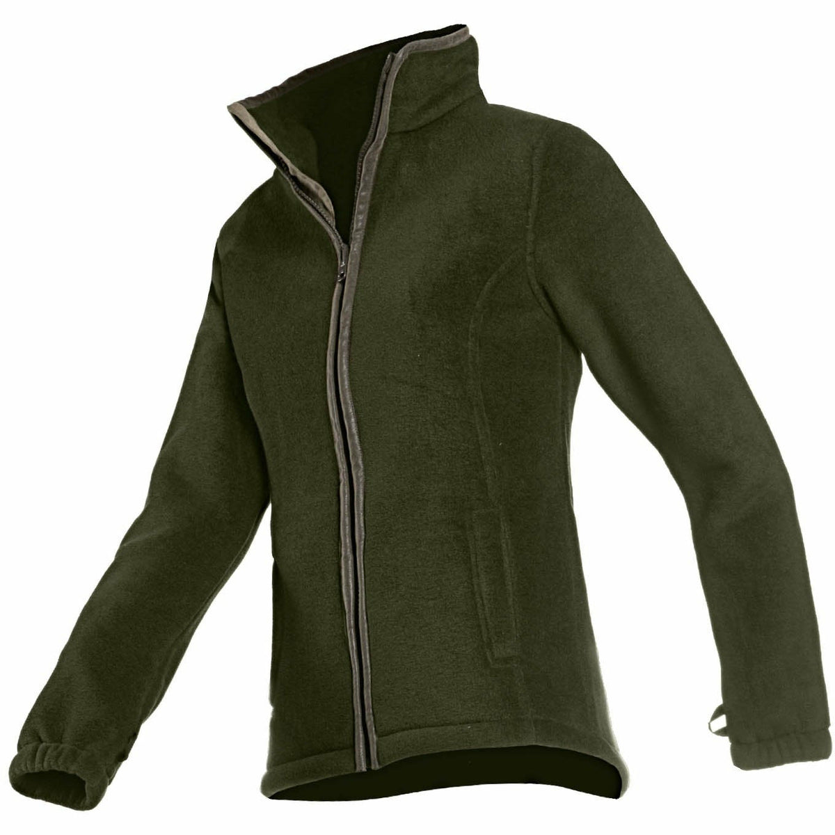 Sarah Fleecejacka Green - Storlek SMALL -