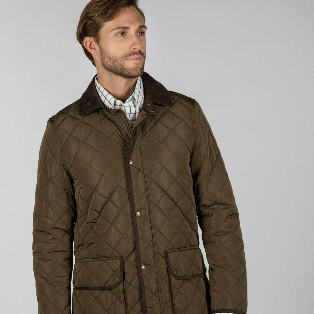 Barrowden Quilt Jacket Olive