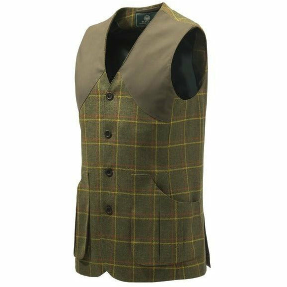 St James Vest Green Check