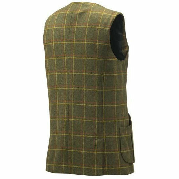 St James Vest Green Check