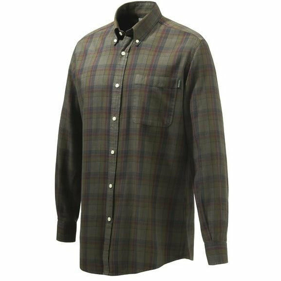 Wood Shirt Green & Red Moss - STORLEK XXL