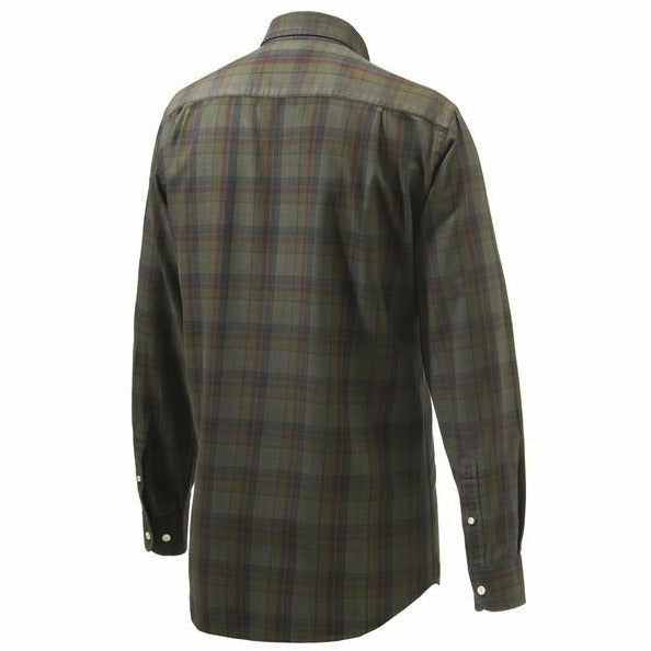 Wood Shirt Green &amp; Red Moss - STORLEK XXL