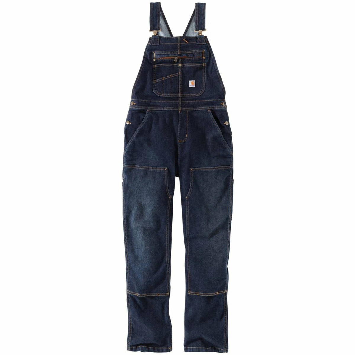 Denim Double Front Bib Overall
