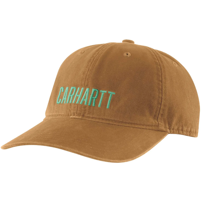 Odessa Cap Brown Green Text