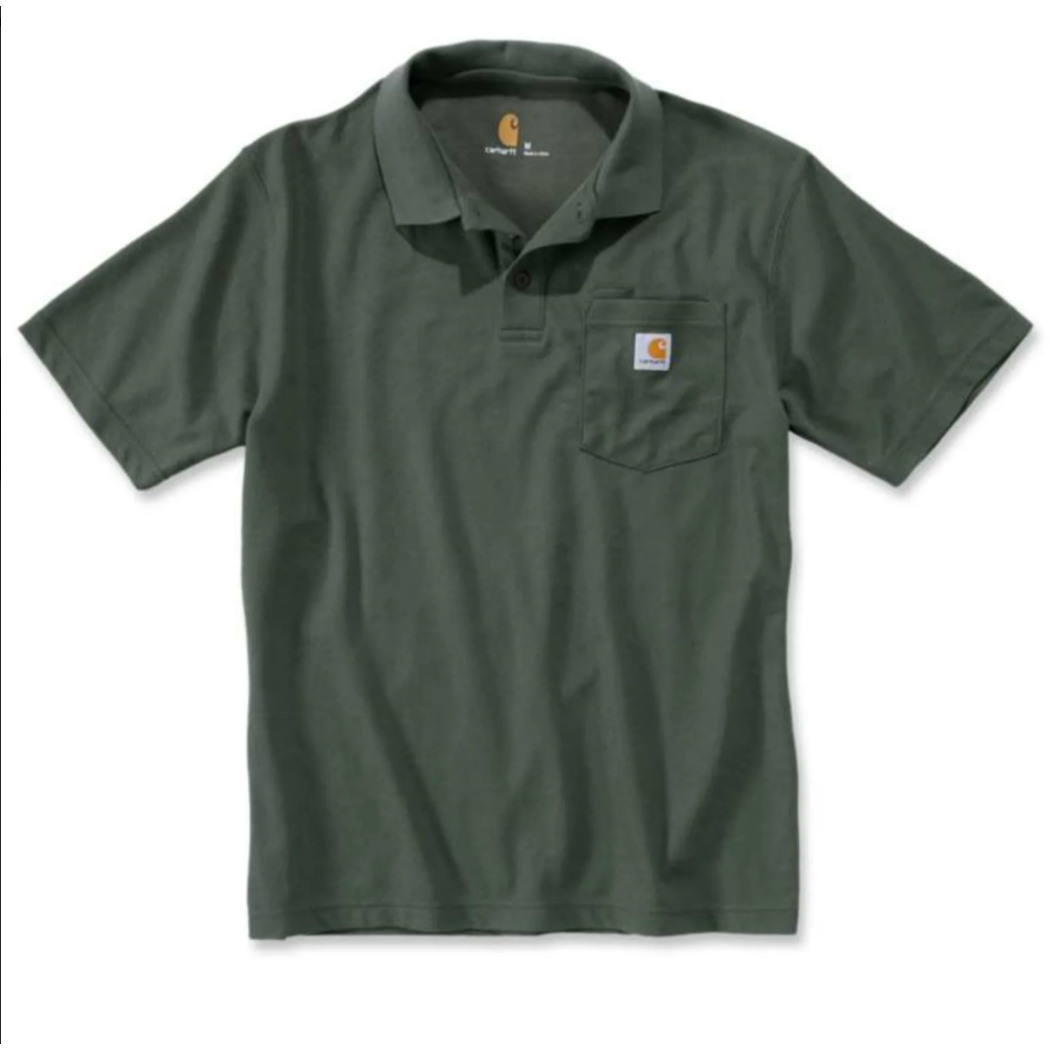 Work Pocket Polo Moss