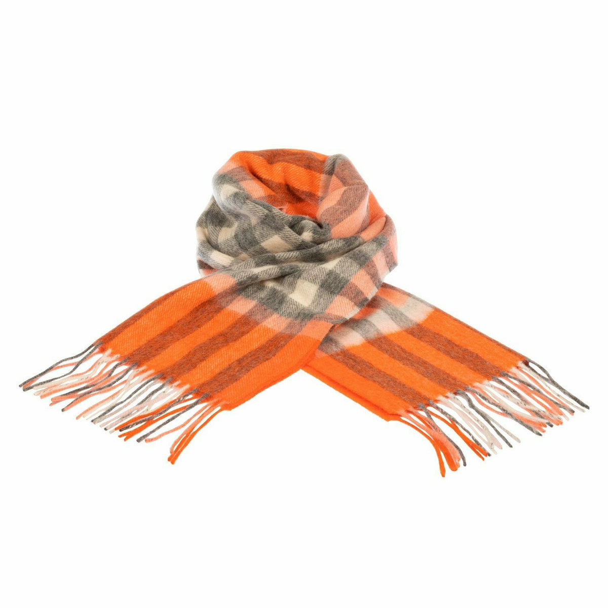 Chequer Tartan Cashmer Coral