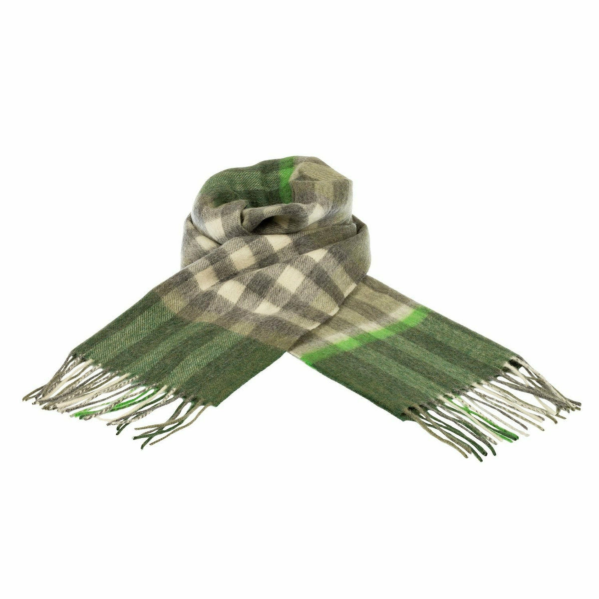 Chequer Tartan Olive