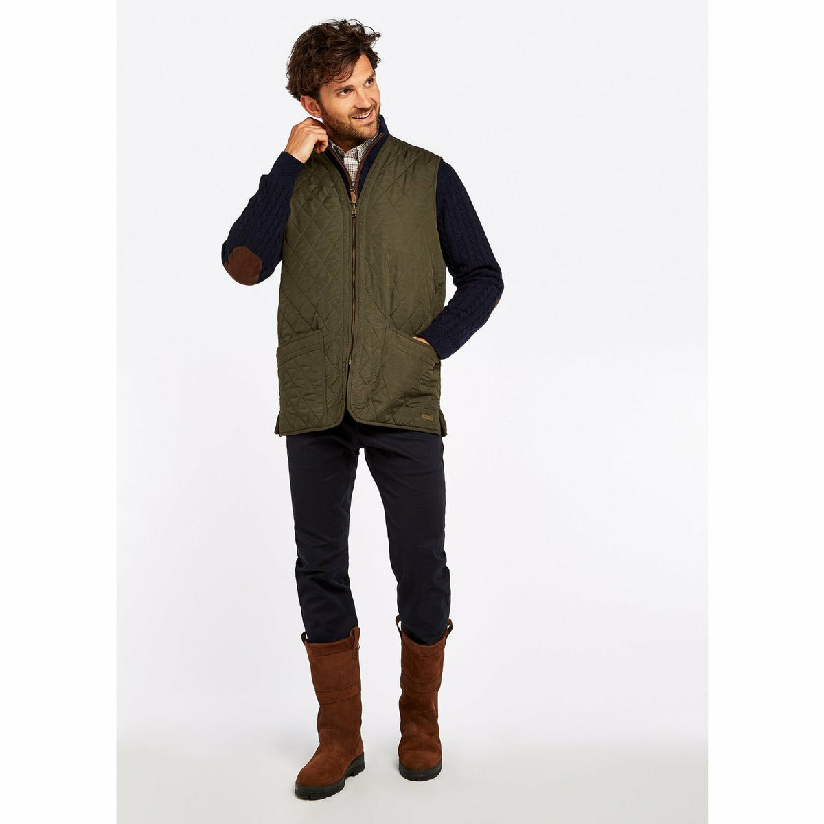 Ballygar Quiltad Väst Oliv