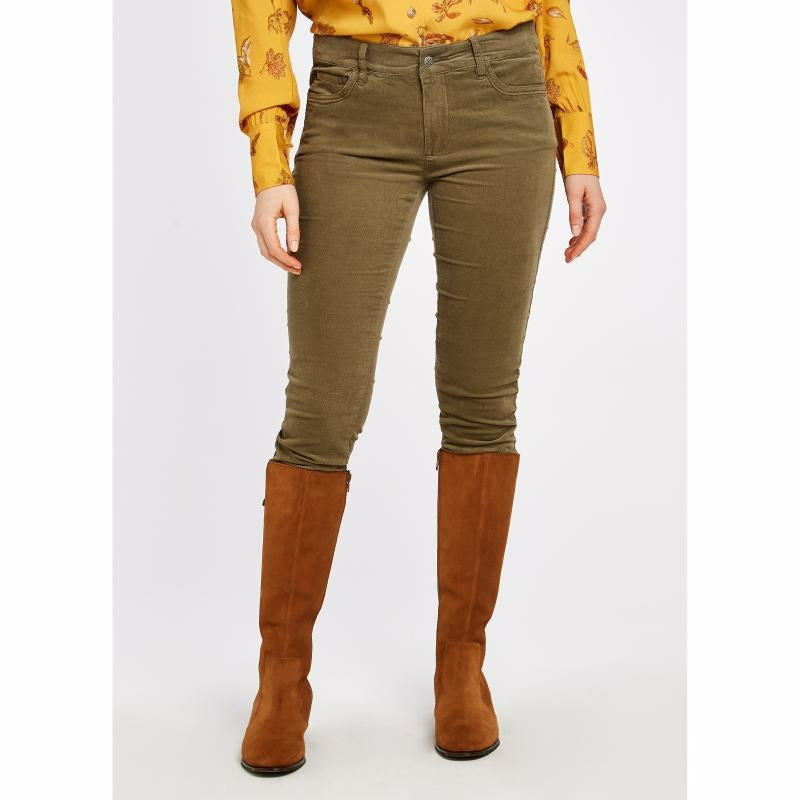 Honeysuckle Ladies Jeans Dusky Green