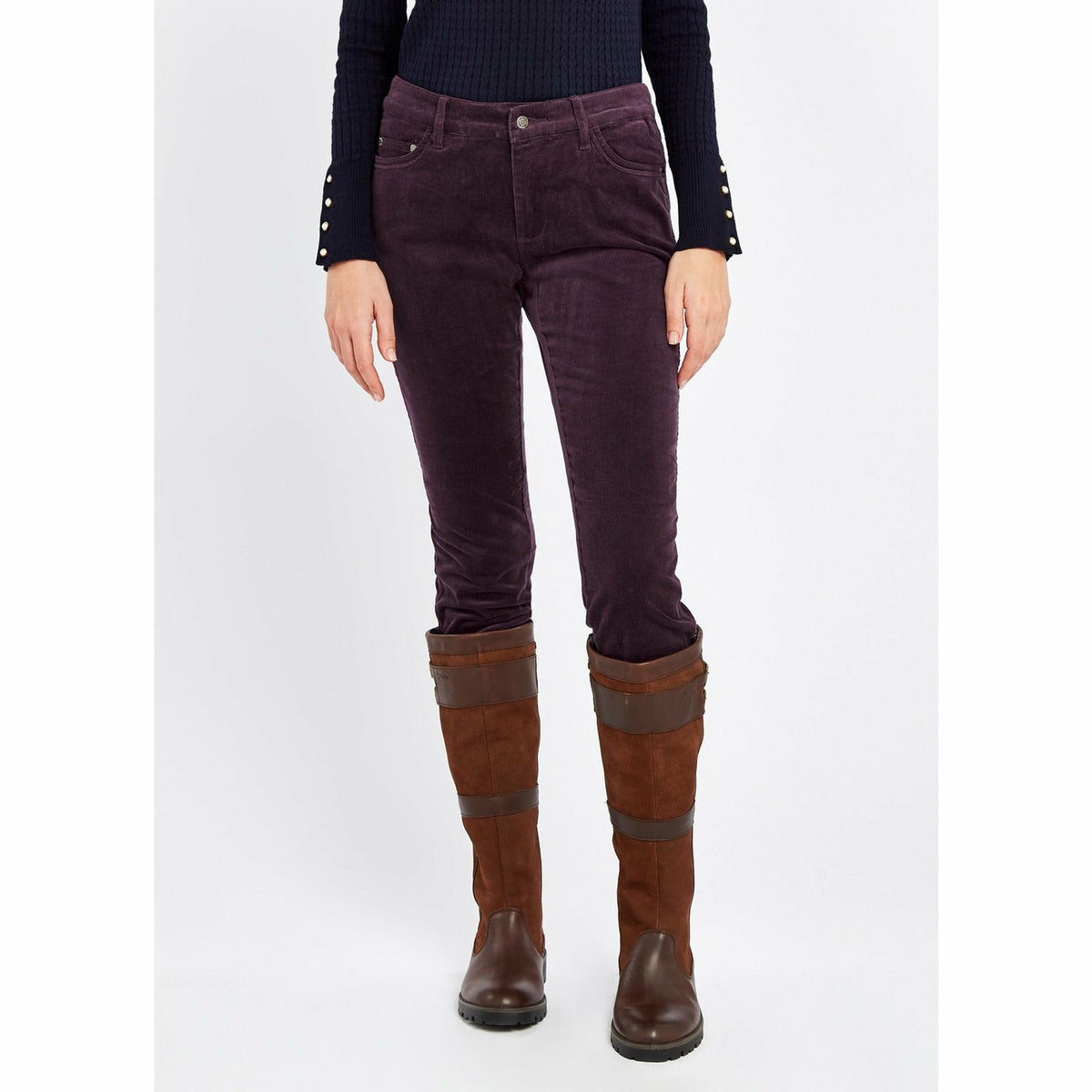 Honeysuckle Ladies Jeans Plum