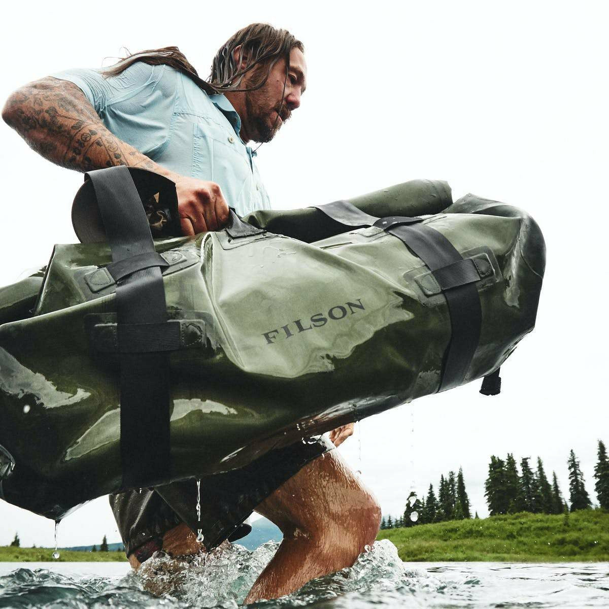 Filson large dry duffle bag Clearance