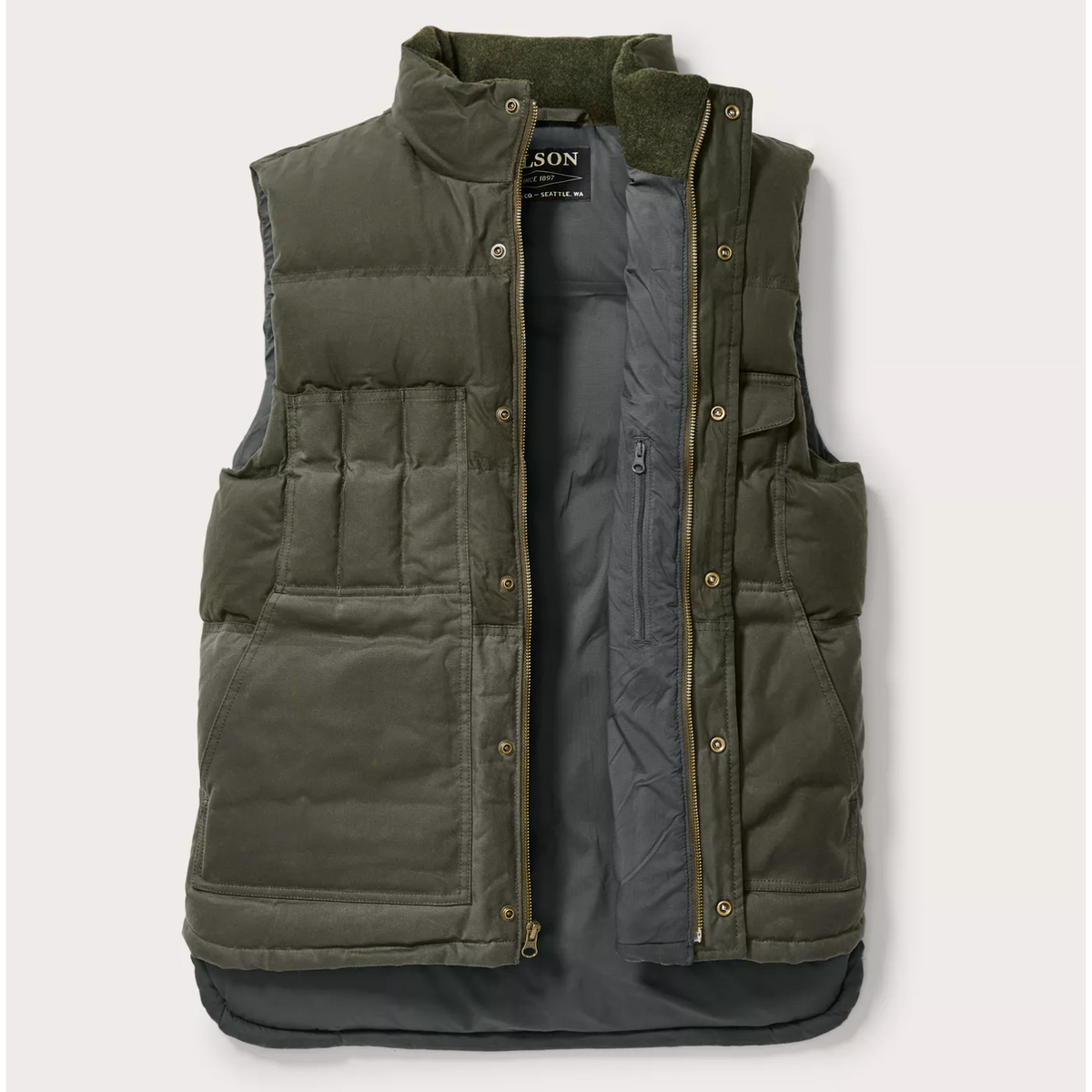 Down Cruiser Vest Otter Green