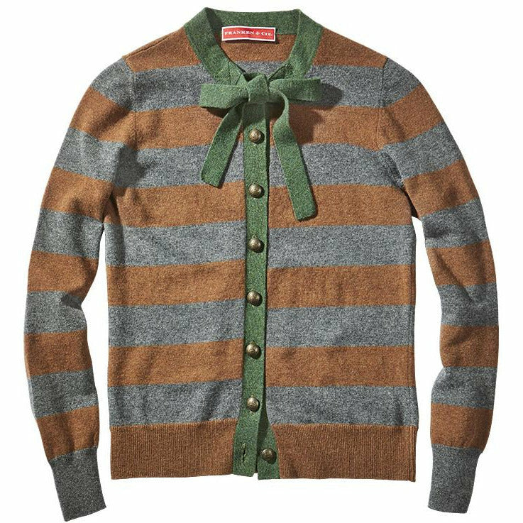 Cardigan med ränder