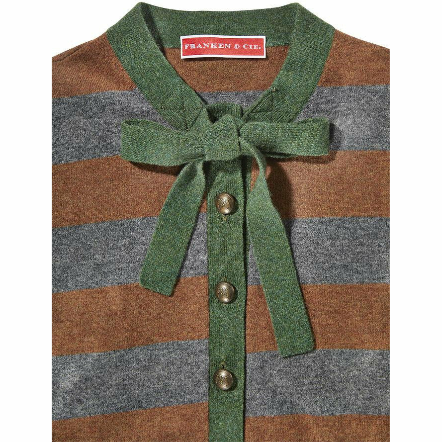 Cardigan med ränder