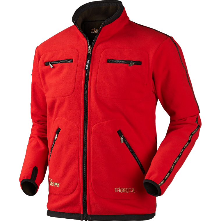 Kamko Fleece brun/röd