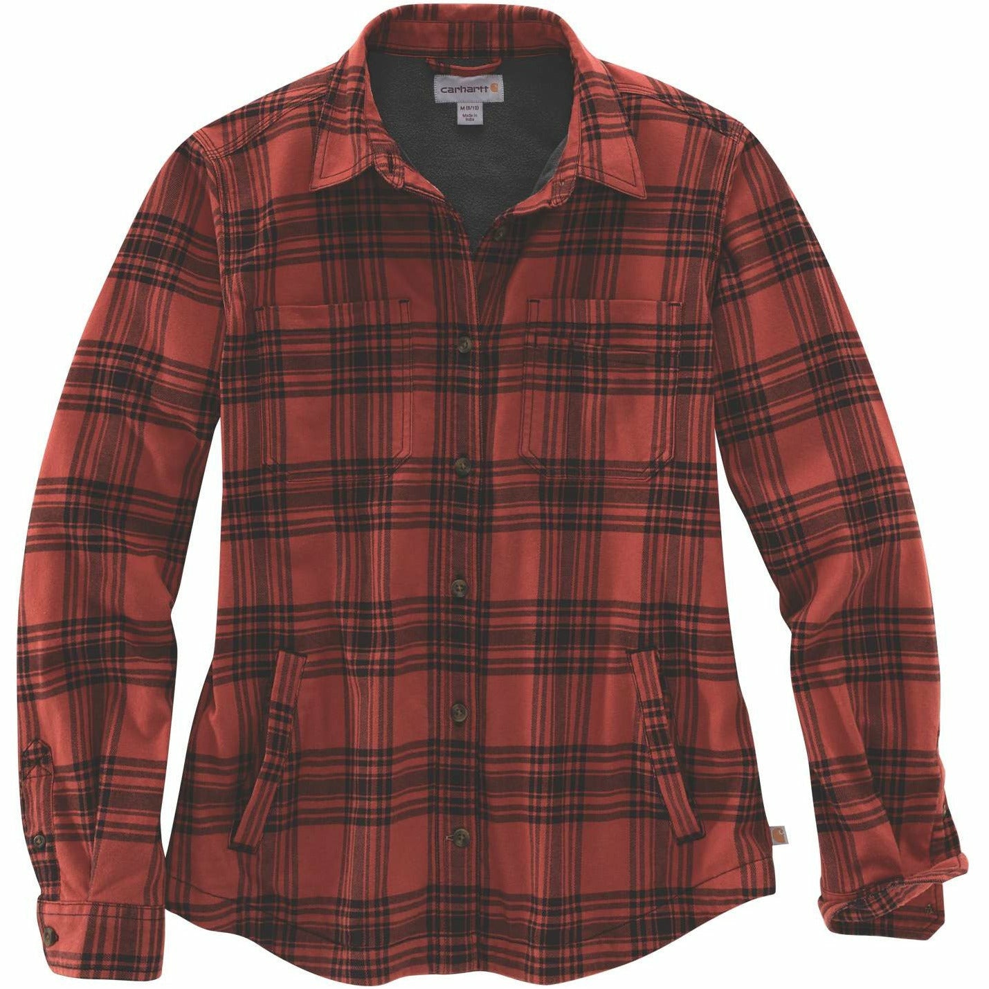 W Hamilton Plaid Flannel Shirt Redwood