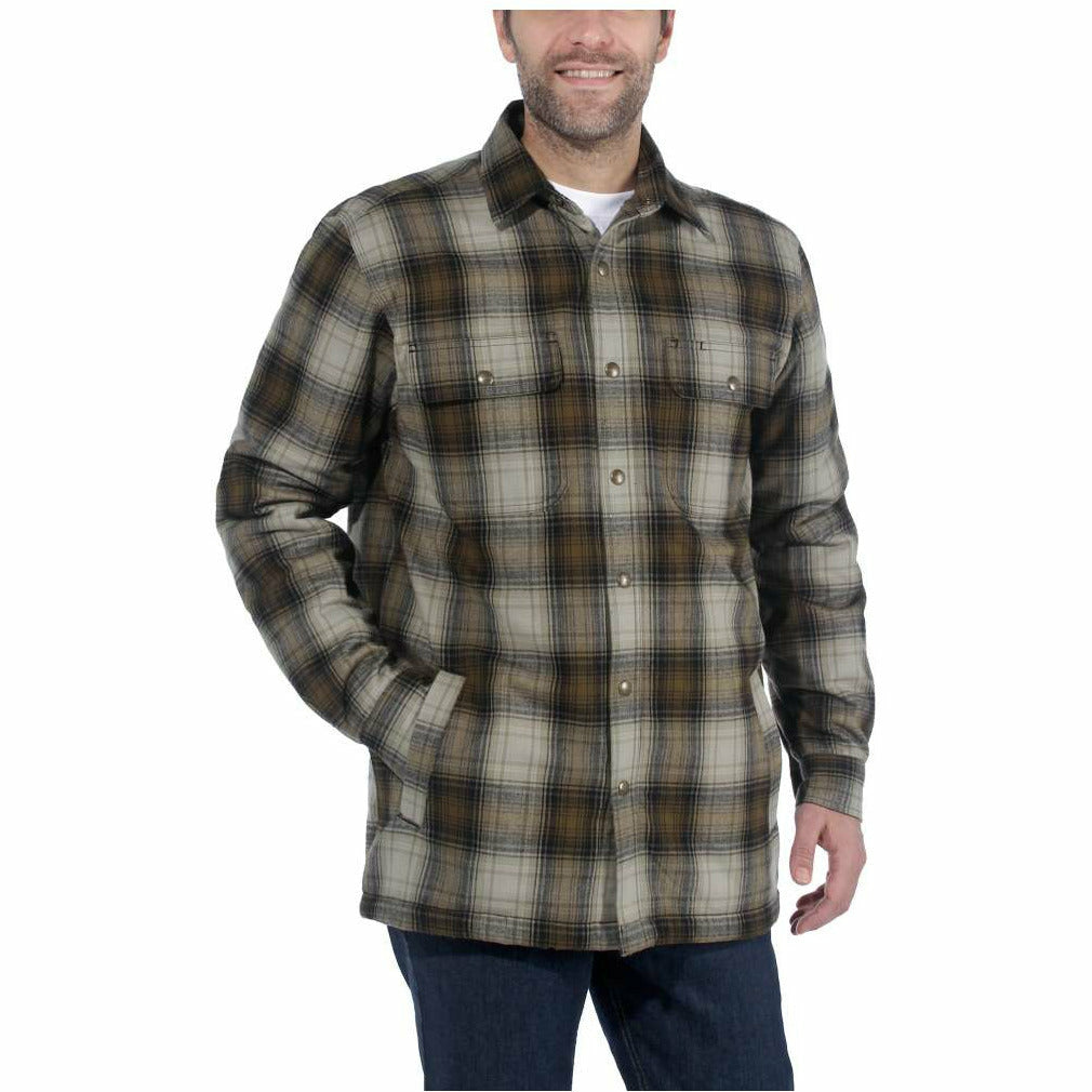 Hubbard Sherpa Lined Shirt Jac Fir Green - Storlek XL -