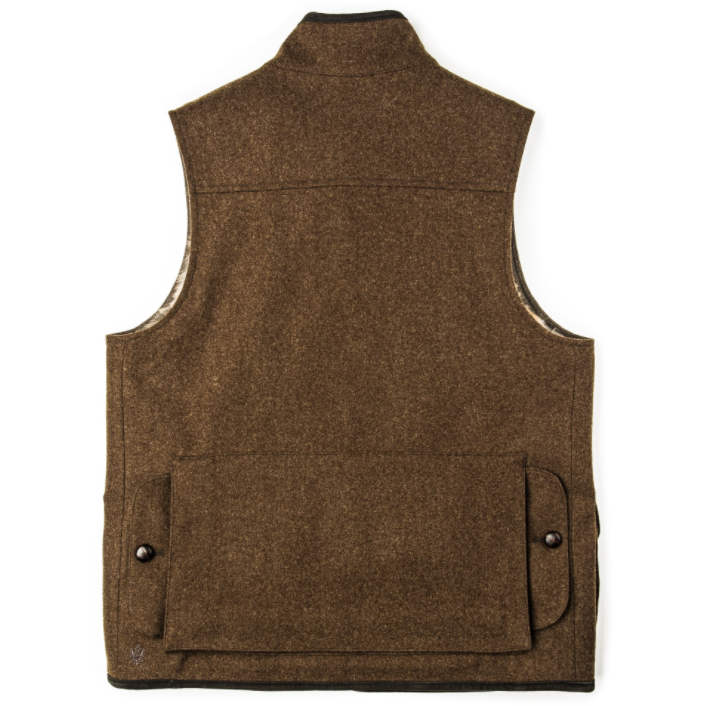 Ambros Lodenväst med pälsfoder