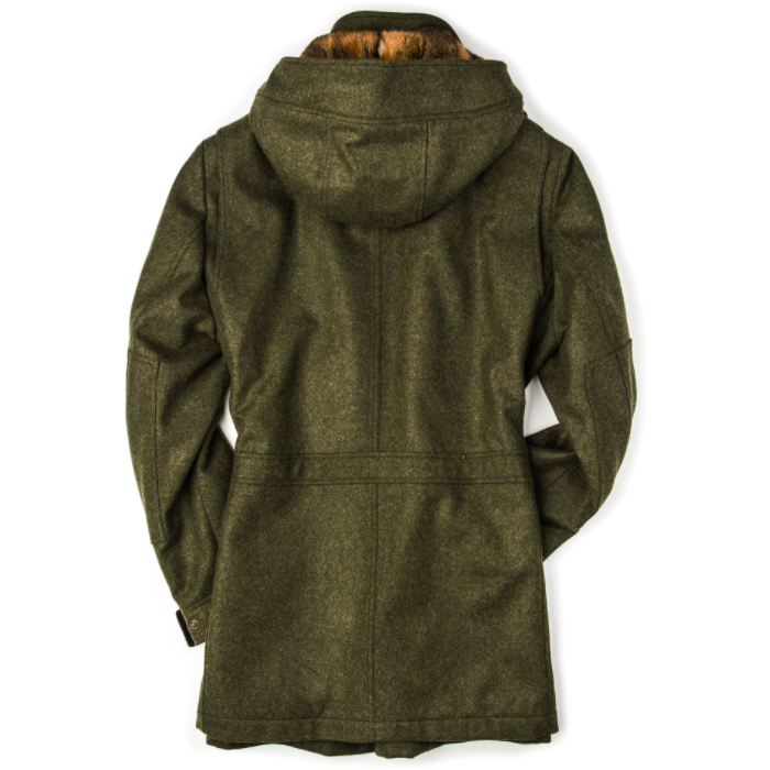 Antonius lodenjacka med hamsterpäls