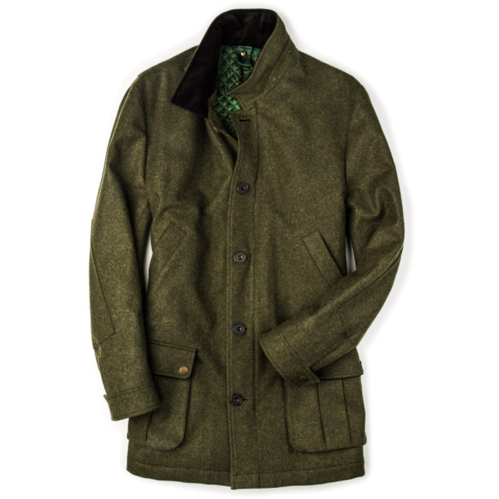 Antonius lodenjacka med hamsterpäls