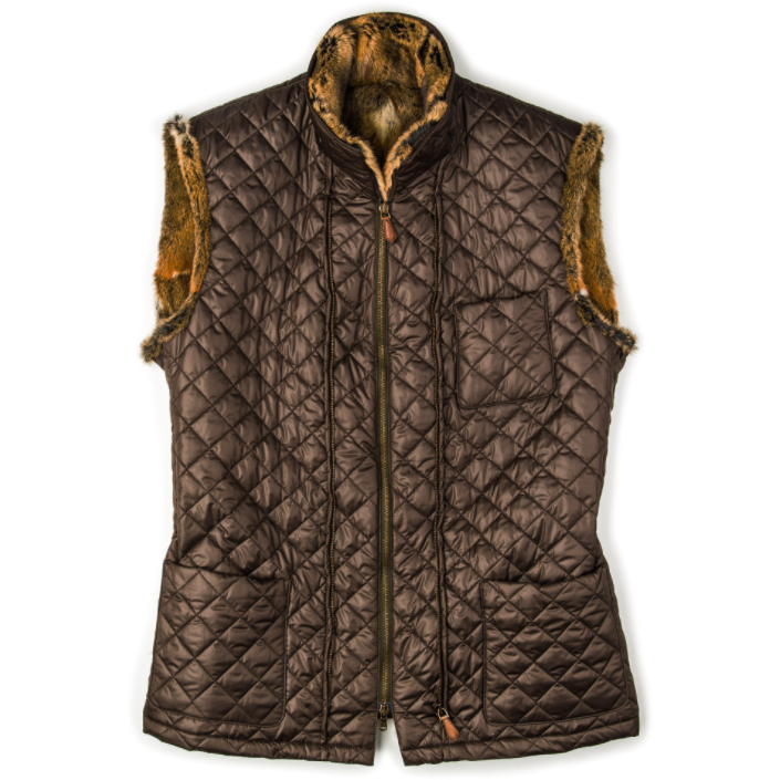 Antonius lodenjacka med hamsterpäls