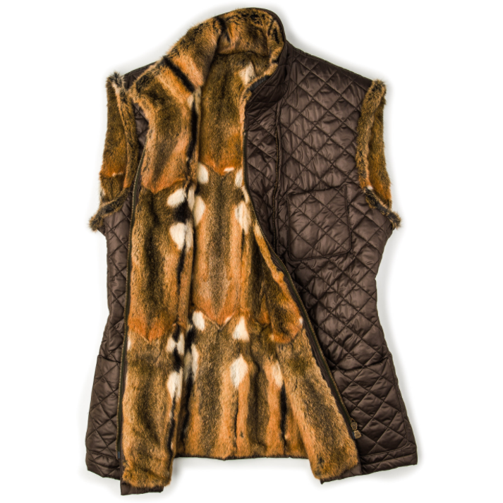 Antonius lodenjacka med hamsterpäls