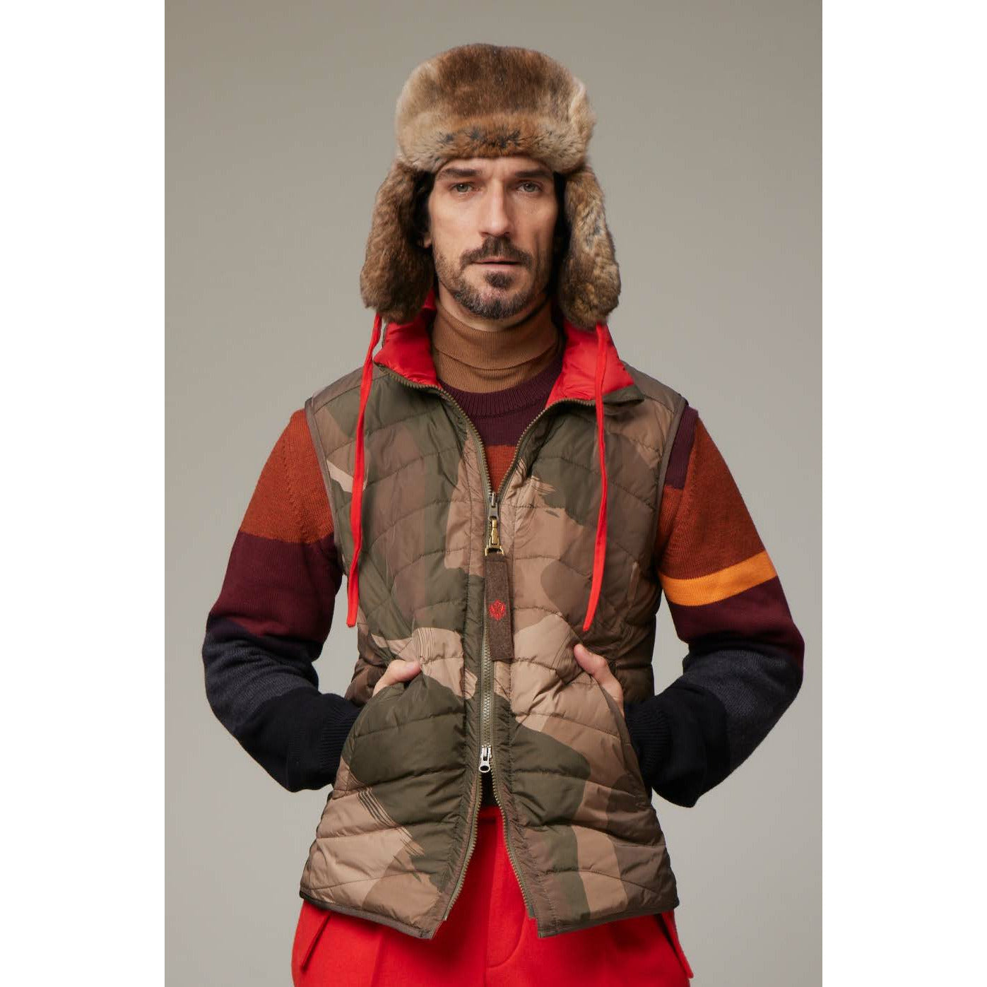 Oswald Vest Camo Chili